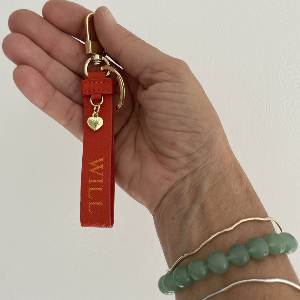 Miss Jean Keyring in Tangerine