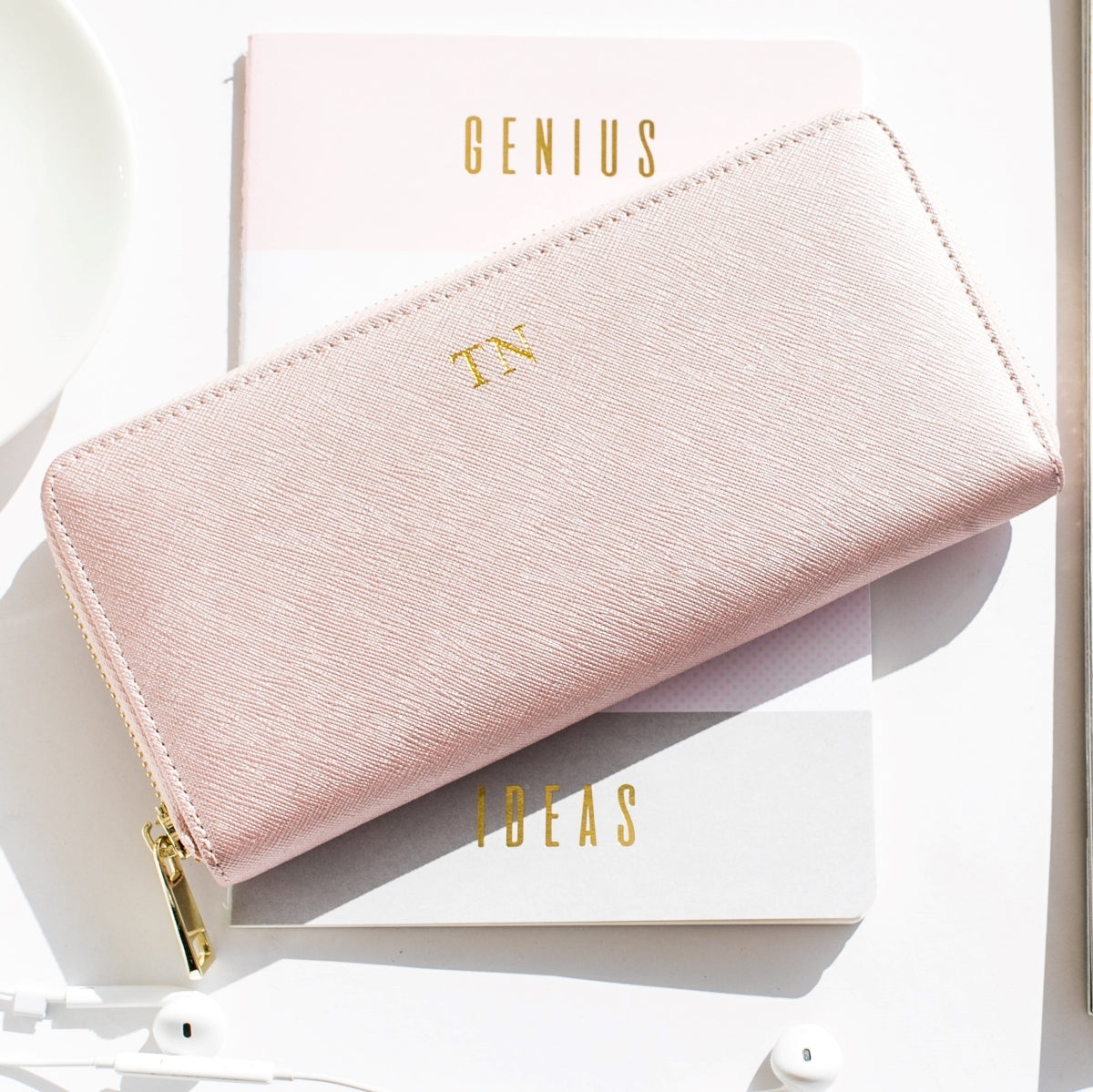 Miss Betty Leather Wallet Rose Gold