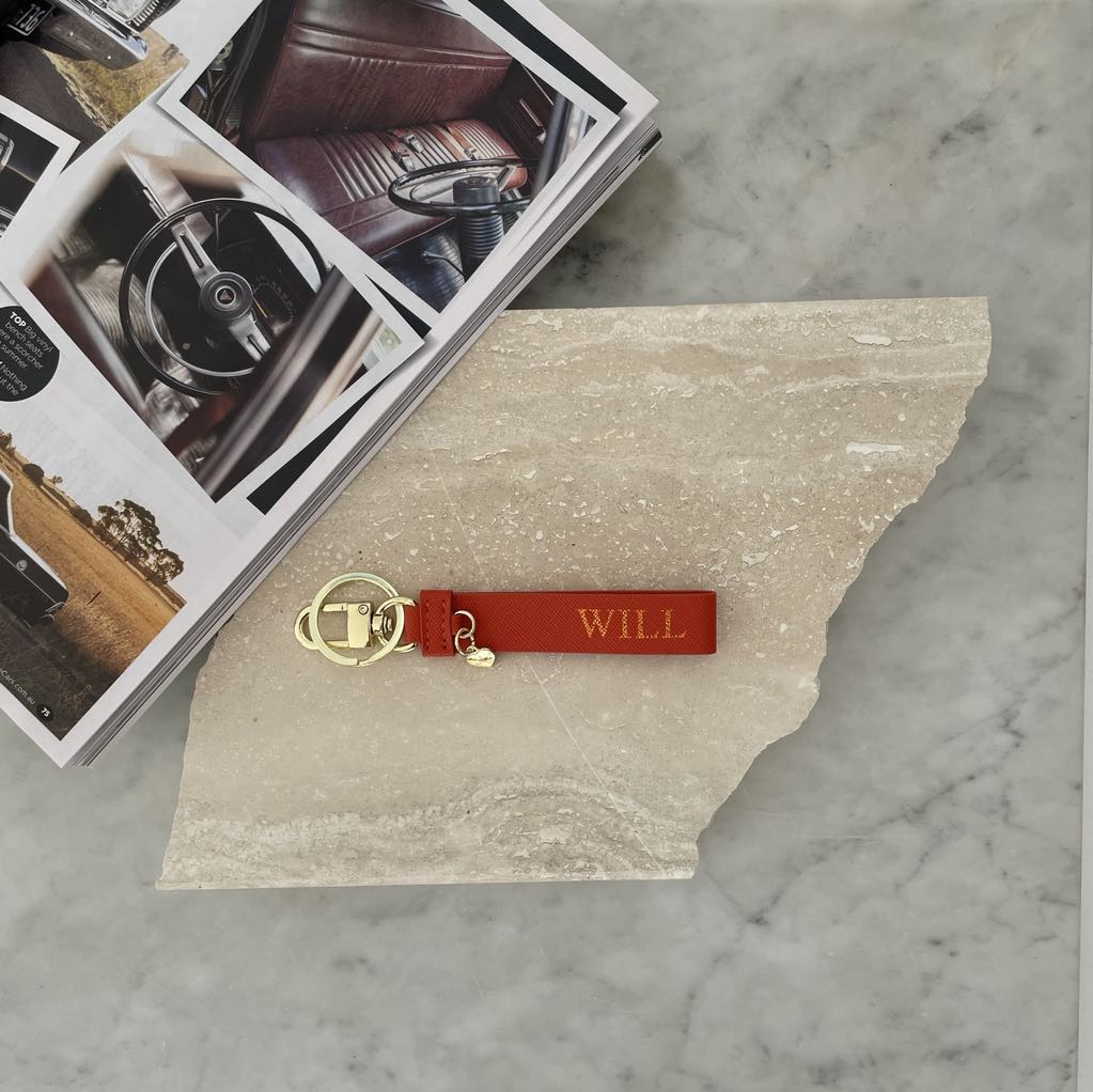 Miss Jean Keyring in Tangerine - Main Image