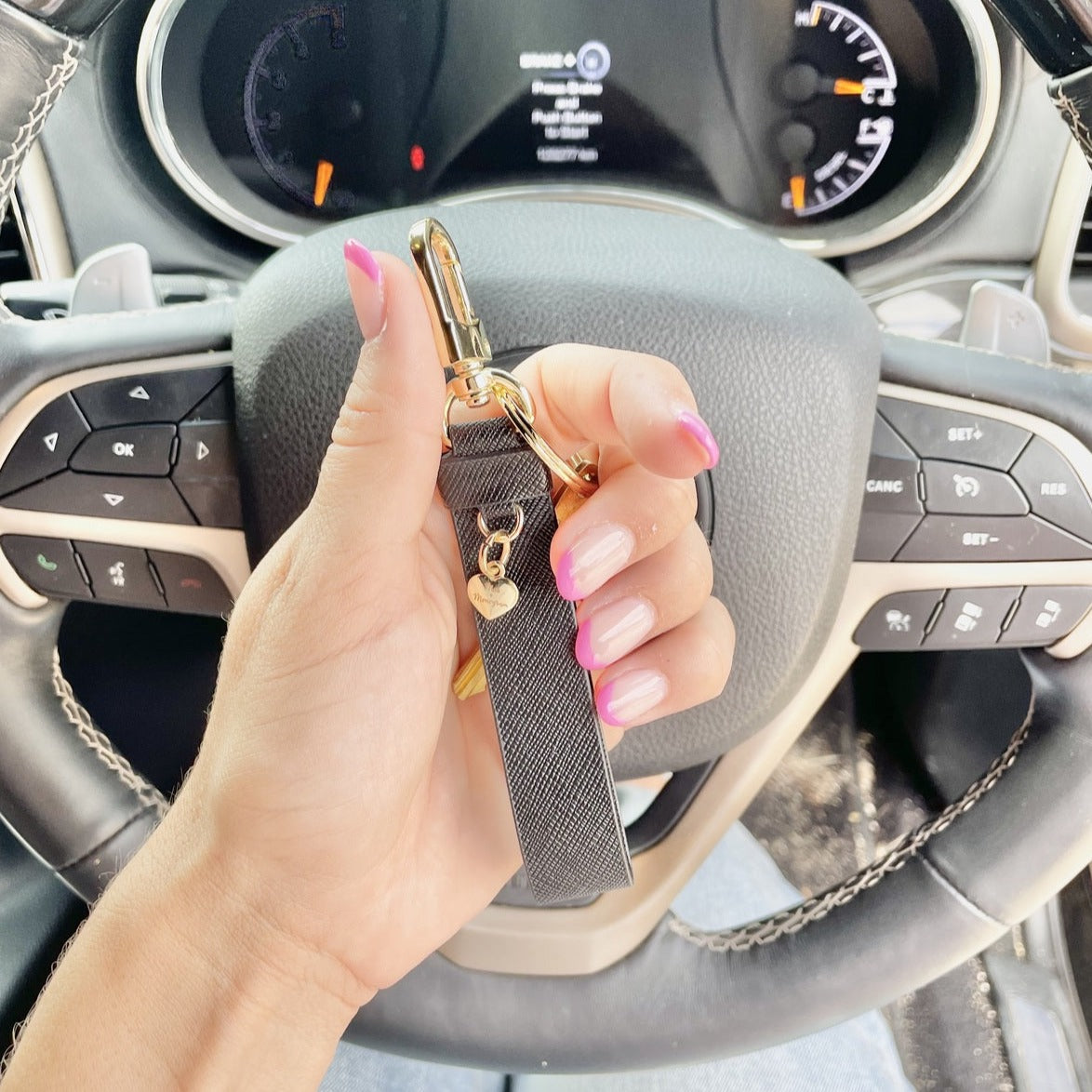 Miss Jean Keyring in Classic Black