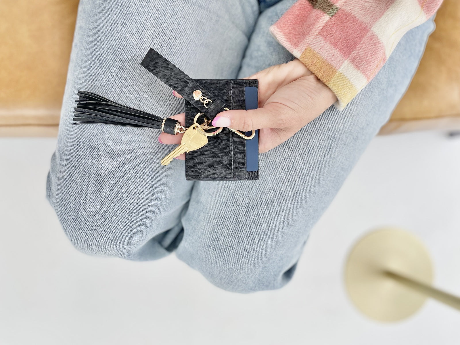 Miss Jean Keyring in Classic Black