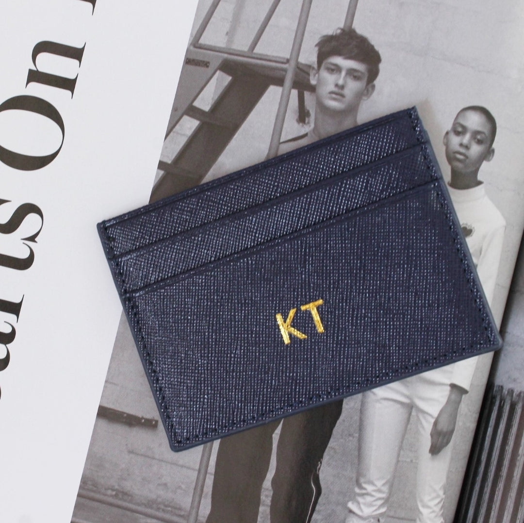 Bill Reed Monogram Mr William Repurposed Cotton Notebook Navy | Miss Monogram