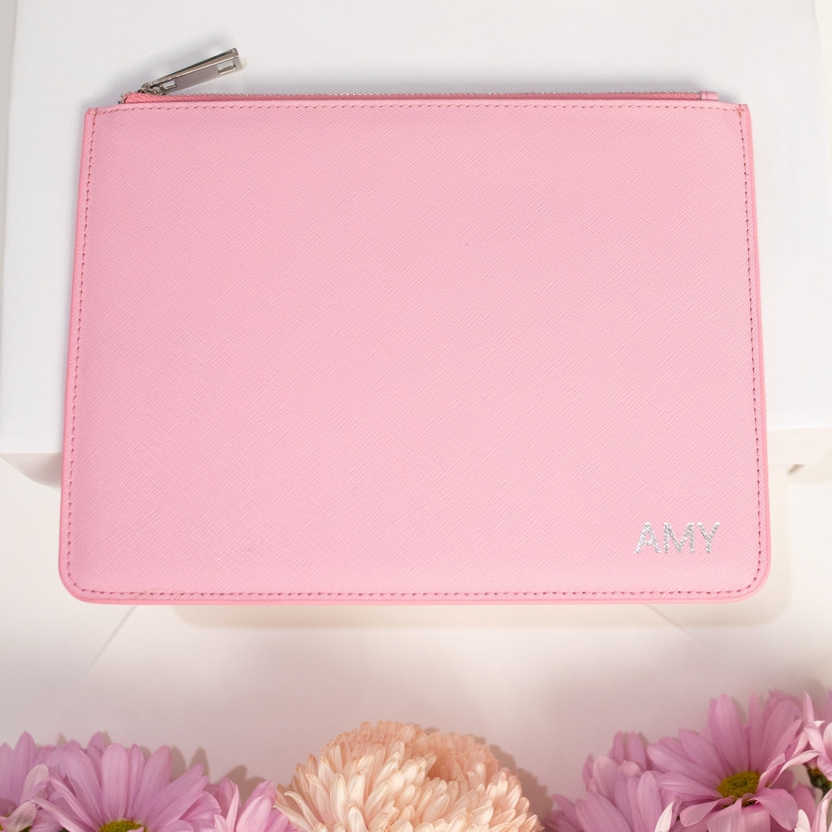 Miss London Pouch Peony Pink